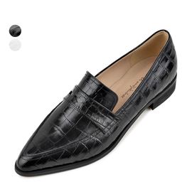 [KUHEE] Loafer 2010K 2cm-Women's Loafers Formal Shoes Shoes Middle Heel Handmade Shoes - Made in Korea