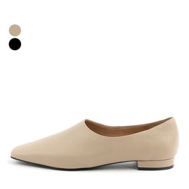 [KUHEE] Loafer 2102K 1.5cm-Women's Basic Dress Shoes Latex Middle Heel Handmade Shoes-Made in Korea