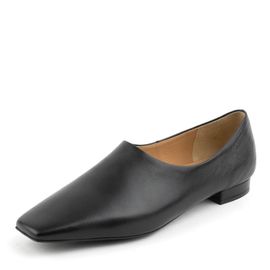 [KUHEE] Loafer 2102K 1.5cm-Women's Basic Dress Shoes Latex Middle Heel Handmade Shoes-Made in Korea