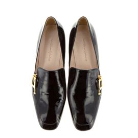 [KUHEE] Loafers 8122K_3.5cm-Women Loafers Formal Shoes Shoes Middle Heel Handmade Shoes-Made in Korea
