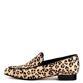 [KUHEE] Loafers 8390K 2cm - Women's Leopard Point Daily Casual Shoes - Made in Korea