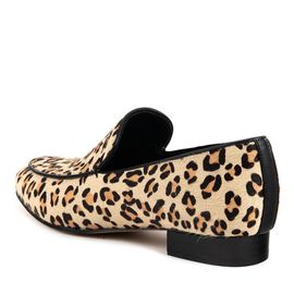 [KUHEE] Loafers 8390K 2cm - Women's Leopard Point Daily Casual Shoes - Made in Korea