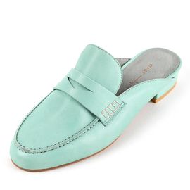[KUHEE] Loafers 9034K 2cm-Women's Blooper Dress Shoes Pastel Middle Heel Handmade Shoes - Made in Korea
