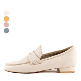 [KUHEE] loafer 9037K 2cm-Women's Loafer Shoes Leather Cushion Daily Shoes Handmade Shoes-Made in Korea