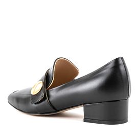 [KUHEE] Loafers 9039K 3cm-Women's Basic Formal Shoes Cushion Middle Heel Handmade Shoes-Made in Korea