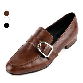 [KUHEE] Loafer 9312K 2cm - Buckle Modern Formal Casual Shoes - Made in Korea