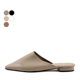 [KUHEE] Mules 2317K 1.5cm-Bloafer Slippers Modern Simple Natural Casual Shoes - Made in Korea