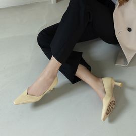 [KUHEE] Pumps_2110K 7cm_ Pumps for women with Comfort, Girl's Fashion Shoes, Pumps High Heels, Party Shoes, Handmade, Cowhide _ Made in Korea