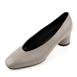 [KUHEE] Pumps 2316K 5cm - Women's Formal Shoes Mid Heel Minimal Handmade Shoes - Made in Korea