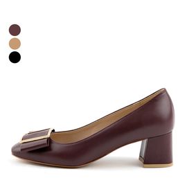 [KUHEE] Pumps 2318K 5cm - Women's Shoe Suit Middle Heel Handmade Shoes - Made in Korea