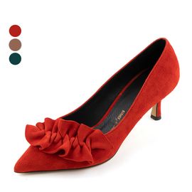 [KUHEE] Pumps_2339K 6cm _ Pumps Women's shoes, High heels, Wedding, Party shoes, Handmade, Sheep skin leather (Suede)  _ Made in Korea