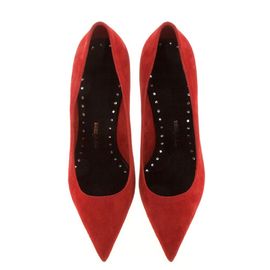 [KUHEE] Pumps_7406_10cm X-MAS_Women's Pumps High heels with Comfort, Girl's Fashion Shoes, High Heels, Women's shoes, Handmade, Sheepskin Suede _ Made in Korea