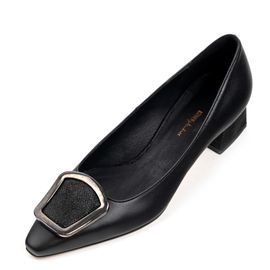 [KUHEE] Pumps_8337 4cm _ Pumps Women's shoes, Middle heels, Wedding, Party shoes, Handmade, Sheepskin leather _ Made in Korea