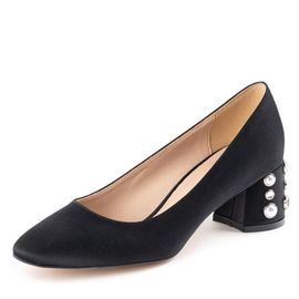 [KUHEE] Pumps_9005K 5cm _ Pumps Women's shoes with Comfort, High heels, Wedding, Party shoes, Handmade, Cowhide, Sheepskin leather(Suede), Silk _ Made in Korea