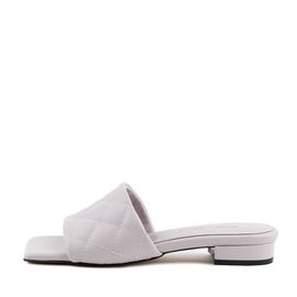 [KUHEE] Sandals 2065K 2CM-Mule Slippers Open-Toed Flat Shoes Quilling Sheepskin Handmade Shoes - Made in Korea