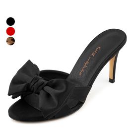 [KUHEE] Sandals 2079K 8cm-Silk Open-toe Party Wedding Handmade Shoes with Ribbon - Made in Korea