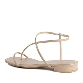 [KUHEE] Sandals 9146K 1.5cm-Open Toe Strap Flat Flip Flops Handmade Summer Vacation Shoes - Made in Korea