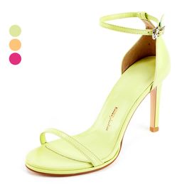 [KUHEE] Sandals 9091K 9cm-Slim Strap High Heel Summer Shoes Open-Toat Sling Bag Handmade Shoes - Made in Korea