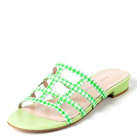 [KUHEE] Sandals 8208K-1 1.5cm-Strap Open Toe Fluorescent Summer Slippers Handmade - Made in Korea