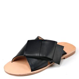 [KUHEE] Sandals 8222K 1cm-Open Toe Slippers Resort Leather Summer Shoes Handmade Shoes - Made in Korea