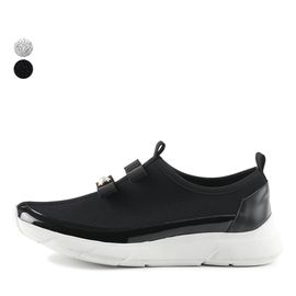 [KUHEE] Sneakers(9017K) 3cm-spandex neoprene daily casual platform pastel handmade shoes-Made in Korea