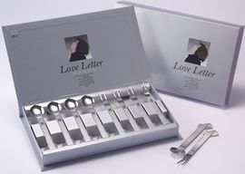 [Solingen] Love Letter Teaspoon Fork Set, Teaspoon 4P, Fork 4P _ Made in KOREA