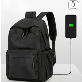 [GIRLS GOOB] Basic Laptop Backpack Oxford Waterproof 3D Air Mesh Shoulder USB Port, China OEM