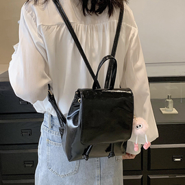 [GIRLS GOOB] Women's Mini Backpack with Keyring Shoulder Bag, China OEM