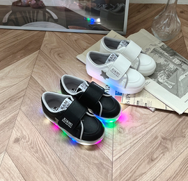 [GIRLS GOOB] K&M Boys and Girls Sneakers Toddler Little Kids Tennis School Walking Shoes, Light Up Fashion Shoes, Loafers _ Made in KOREA