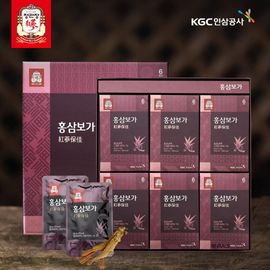 Jung Kwan Jang Red Ginseng BOGA 50ml*30 packets, 6-year-old red ginseng, deer antler extract, gift paper bag included - Made in KOREA