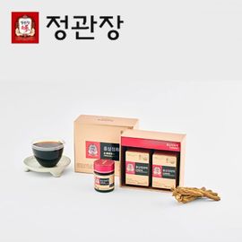 Jung Kwan Jang Red Ginseng Extract 100g x 1 bottle, 6-year-old red ginseng, chaga mushroom, gift paper bag - Made in KOREA