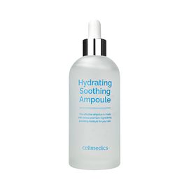 CELLMEDICS HYDRATING SOOTHING AMPOULE 100 ml  Rich Hydration, Soothing Skin, Intensive Moisturizing Care, Strengthening Skin Barrier - Made in Korea