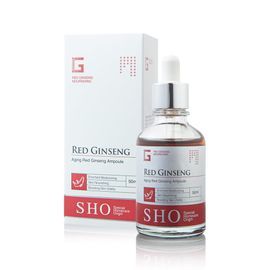 Coreana SHO Aging Red Ginseng Ampoule 50ml, Brightening, Wrinkle Care, Moisturizing, Sensitive Skin, Freckles - Made in KOREA