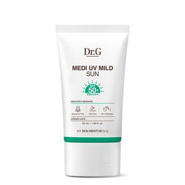 Dr.G Medi UV Mild Sun 50ml, Daily Sunscreen, Clean Beauty, UV protection, Zinc Cicada Sunscreen, Cica Soothing Solution - Made in Korea.