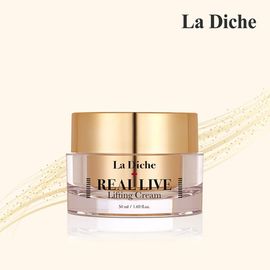 [Nadree] La Diche Real Live Lifting Cream 50ml, Luxurious Brightening Cream, Caviar + 24K Gold Ingredients, promote skin regeneration and improve elasticity - Made in Korea