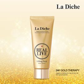 [Nadree] La Diche Real Live Lifting Pack 100ml / 24k Gold Therapy - Made in Korea