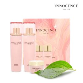 [Nadree] Innocence Essential C Skincare Set (Toner 150ml + 30ml, Emulsion 150ml + 30ml, Cream 50ml), Radiant Skin, Moisturizing, Skin Nutrition, Face, Under Eyes, Forehead, Neck, Made in Korea