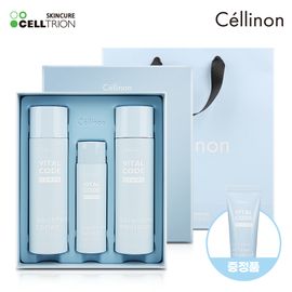 Celltrion Cellinon Vital Code Homme Skincare 2-piece Set, Toner, 5-Tier Energizing Care, Emulsion Solving Men’s Skin Concerns - Made in Korea