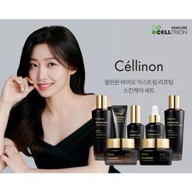 Celltrion Cellinon Bio-Extream 7 Step Lifting Skincare Set (Skin, Serum, Eye Wrinkle Care, Emulsion, Day Night Cream) Stem Cell Culture Extract, Brightening, Wrinkle Care, Intensive Elasticity, Peptide - Made in KOREA