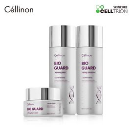 Celltrion Cellinon Bio-Gurard 3 Step Lifting Skincare Set (Skin, Emulsion, Day Cream) Stem Cell Culture Extract, Brightening, Wrinkle Care, Intensive Elasticity, vitamin C, Peptide- Made in KOREA