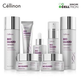 Celltrion Cellinon Bio-Gurard 7 Step Lifting Skincare Set (Skin, Serum, Eye Wrinkle Care, Emulsion, Day Night Cream) Stem Cell Culture Extract, Brightening, Wrinkle Care, Intensive Elasticity
