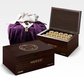 ChunhoNcare Premium Korean Cheonsam Red Ginseng & New Zealand Deer Antler Vitality Pills | With Agarwood, Black Maca, Royal Jelly, Manuka & Acacia Honey | 4.5g x 30EA _ Made in KOREA