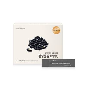 [ChunhoNcare] Black Bean Pill Premium 4g x 60 packs, Calcium, Phosphorus, Iron, Vitamins A, C. Dried Yeast - Made in Korea