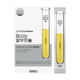 KIMSOHYEONG Drinking Albumin 19000mg High Protein Liquid Supplement with Fermented Deer Antler 20g x 15 Packets _ Made in Korea