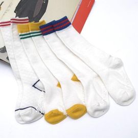[Gienmall] Toddler Child Knee High Socks 3Pairs-Boy, girl, Half tights, Non-Slip, Foot Odor-Preventing, Anti-Static-Made in Korea