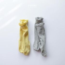 [Gienmall] Toddler Child Knee High Socks 2Pairs-Boy, girl, Half tights, Non-Slip, Foot Odor-Preventing, Anti-Static-Made in Korea
