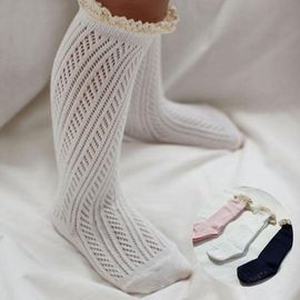 [Gienmall] Toddler Child Knee High Socks 1Pairs-Boy, girl, Half tights, Non-Slip, Foot Odor-Preventing, Anti-Static-Made in Korea
