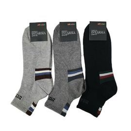 [Gienmall] Men's Dress Socks 10Pairs-Patterned Classic Cotton Lightweight Breathable Odor Free intarsia Ankle Crew Socks-Made in Korea