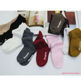[Gienmall] Toddler Child Warmer Stockings Socks 1set-Boys and Girls Simple Basic Baby Socks-Made in Korea