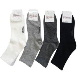 [Gienmall] Women's Crew Socks 10Pairs-Thin Soft Comfort Breathable Dress Socks, Above Ankle Crew Socks for Business, Casual-Made in Korea